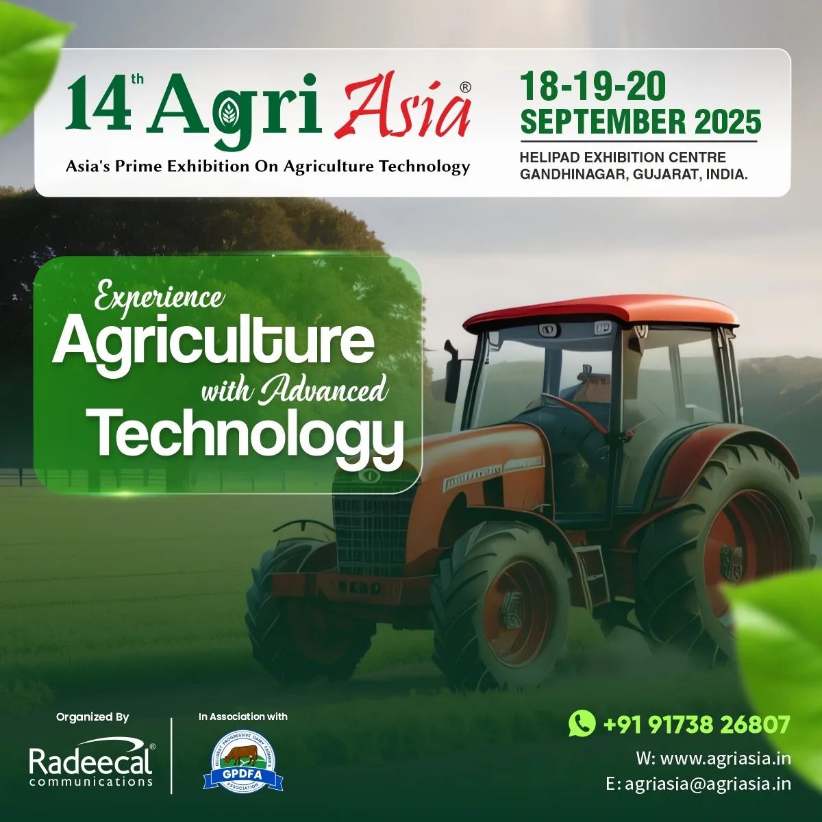 Agri Asia 2026 Gandhinagar banner